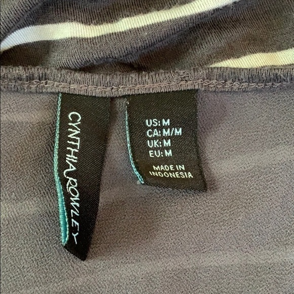 Cynthia Rowley striped blouse - Picture 4 of 5